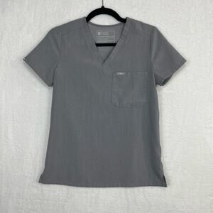 Figs Catarina One-Pocket Scrub Top Size‎ XXS Dark Space Grey